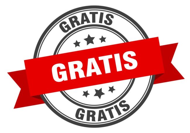 gratis label. gratis red band sign. gratis